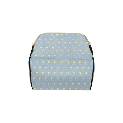 Champagne Pattern Print Design 03 Diaper Bag Backpack