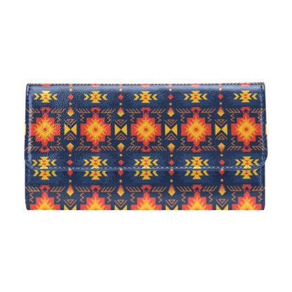 Southwest Pattern Print Design LKS307 Women's Trifold Wallet