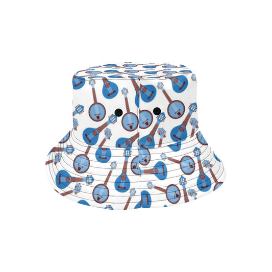 Banjo Print Design LKS401 Unisex Bucket Hat