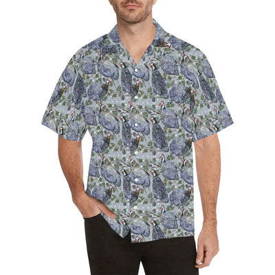 Guinea Fowl Print Design LKS402 Men's Men's Hawaiian Shirt