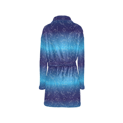 Virgo Print Design LKS302 Women's Fleece Robe
