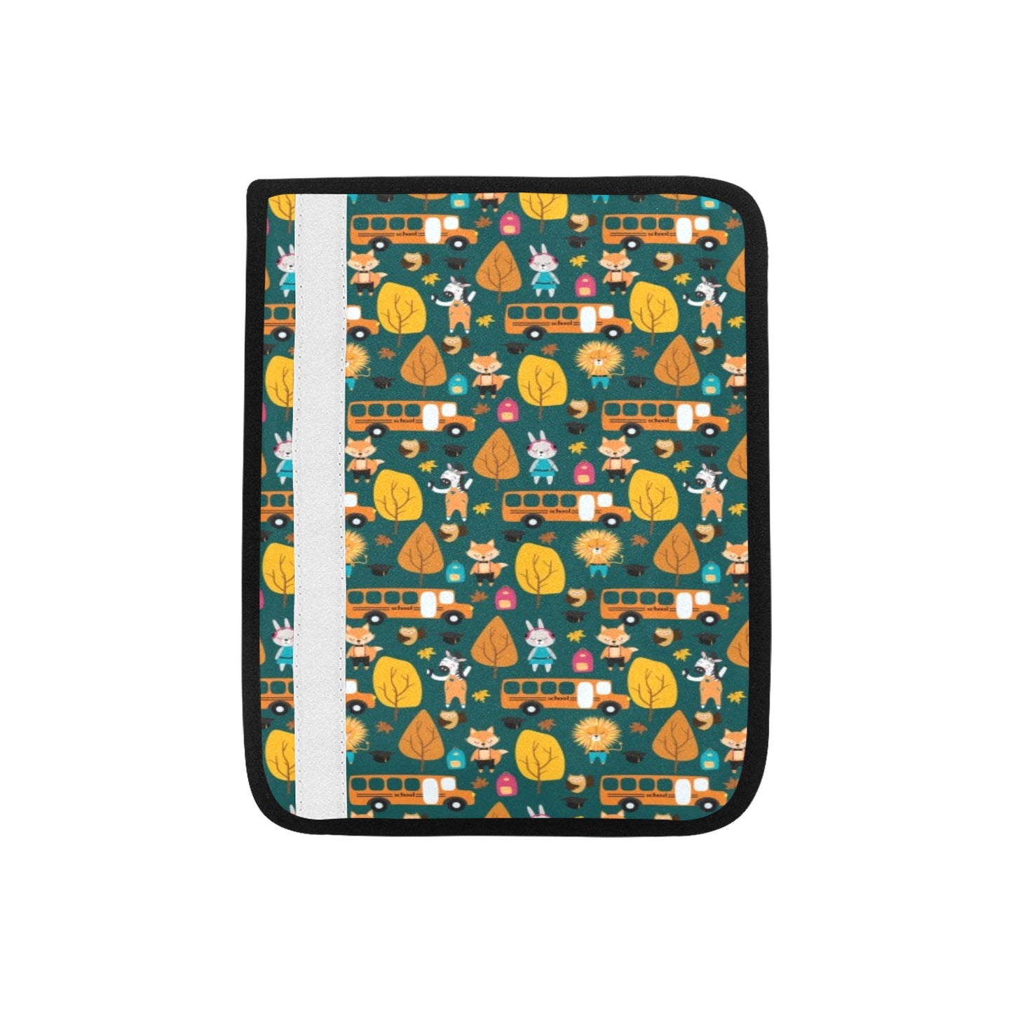 School Bus Print Design LKS309 Car Seat Belt Cover