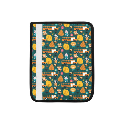 School Bus Print Design LKS309 Car Seat Belt Cover