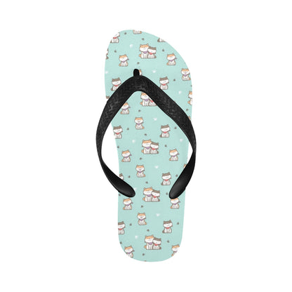 Shiba Inu Print Design LKS302 Flip Flops