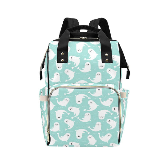 Sea Lion Print Design LKS401 Diaper Bag Backpack