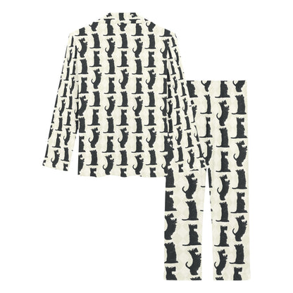 Scottish Terriers Print Design LKS309 Women's Long Pajama Set