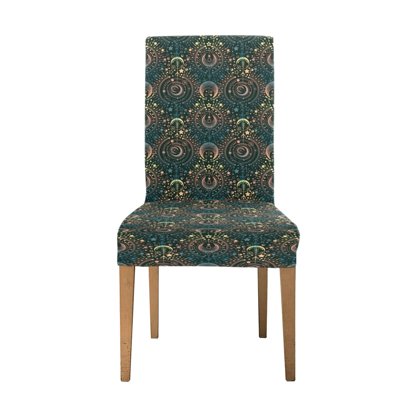 Sun Moon Print Design LKS307 Dining Chair Slipcover