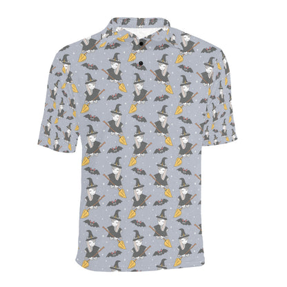 Witch Print Design LKS307 Men Polo Shirt