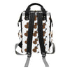 Violin Print Design LKS405 Diaper Bag Backpack