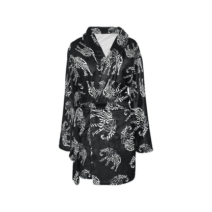 Elephant Tribal Women's Fleece Robe