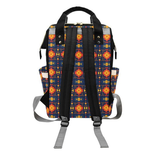 Southwest Pattern Print Design LKS307 Diaper Bag Backpack