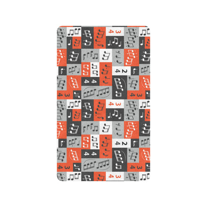 Music Note Design Themed Print Rubber Doormat