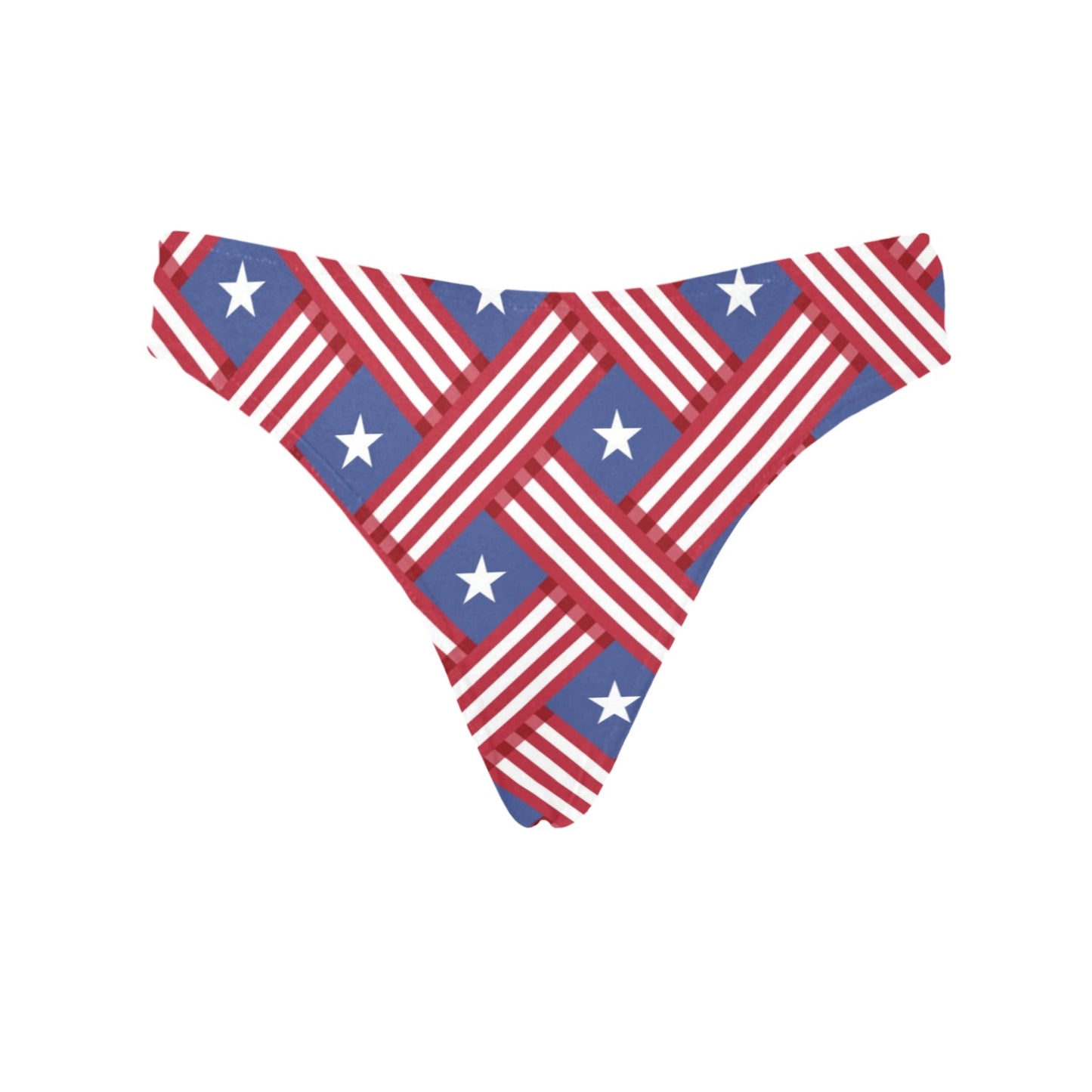American flag Pattern Women's Thongs