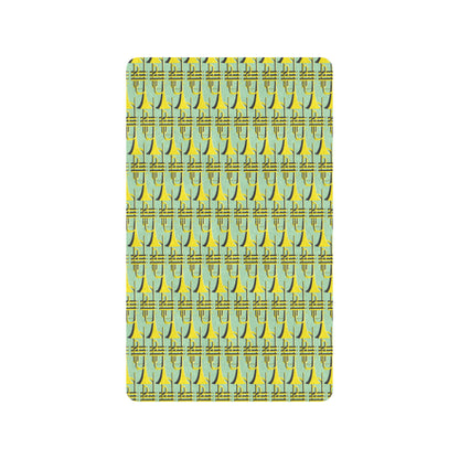 Trumpet Vintage Design Print Rubber Doormat