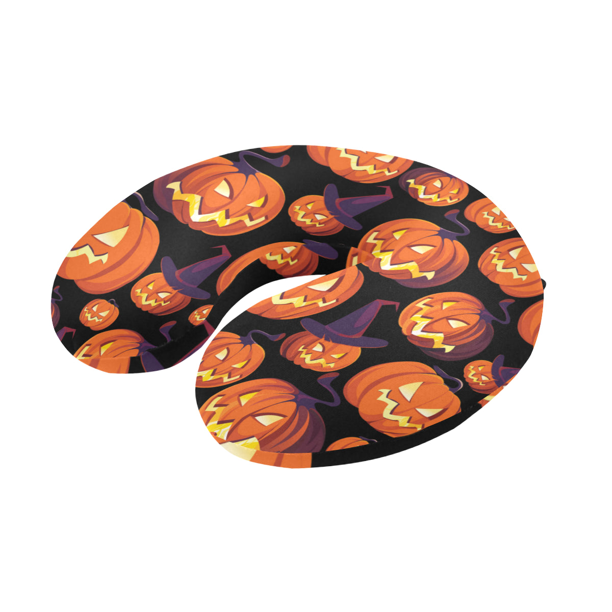 Halloween Pattern Print Design 04 U-Shaped Travel Neck Pillow