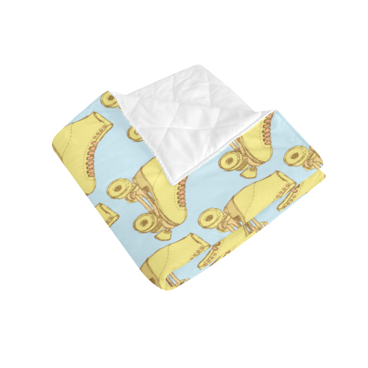 Roller skate Pattern Print Design A03 Premium Quilt