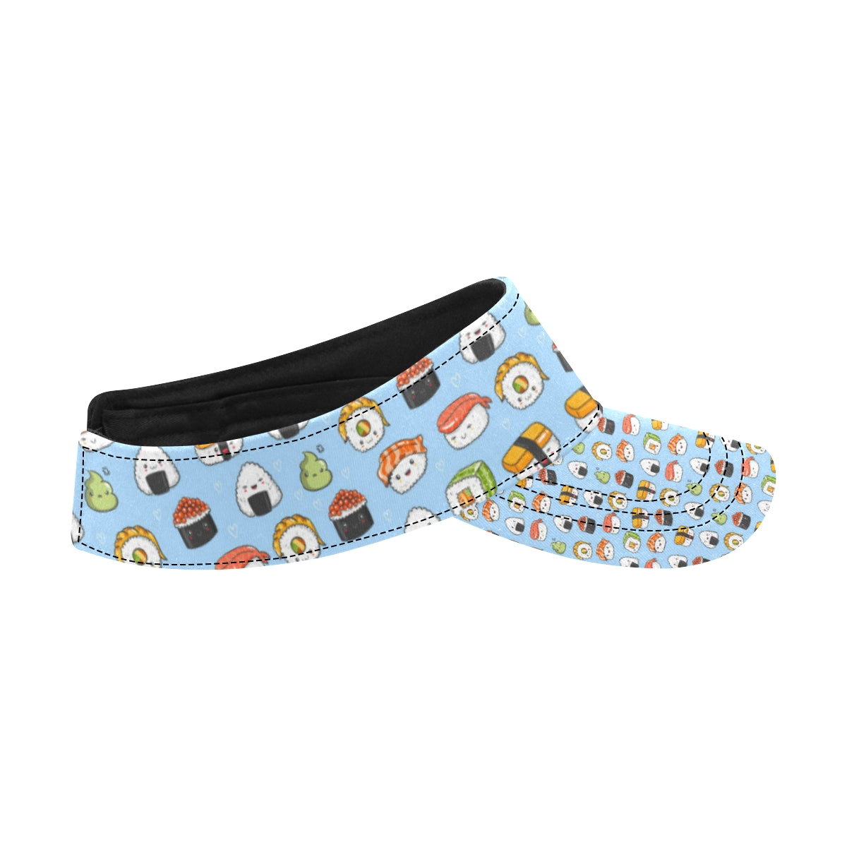 Sushi Cartoon Design Unisex Sun Visor