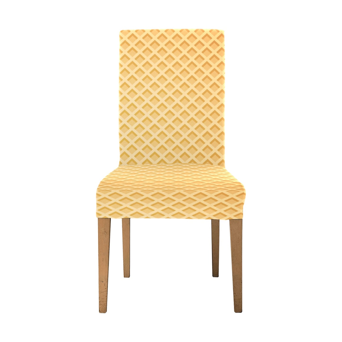 Waffle Texture Print Design LKS302 Dining Chair Slipcover