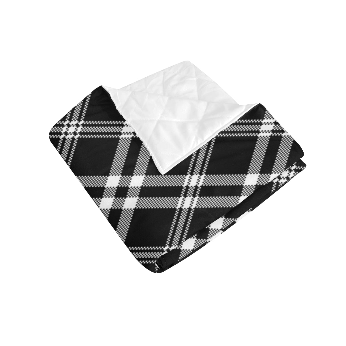 Madras Pattern Print Design 03 Premium Quilt