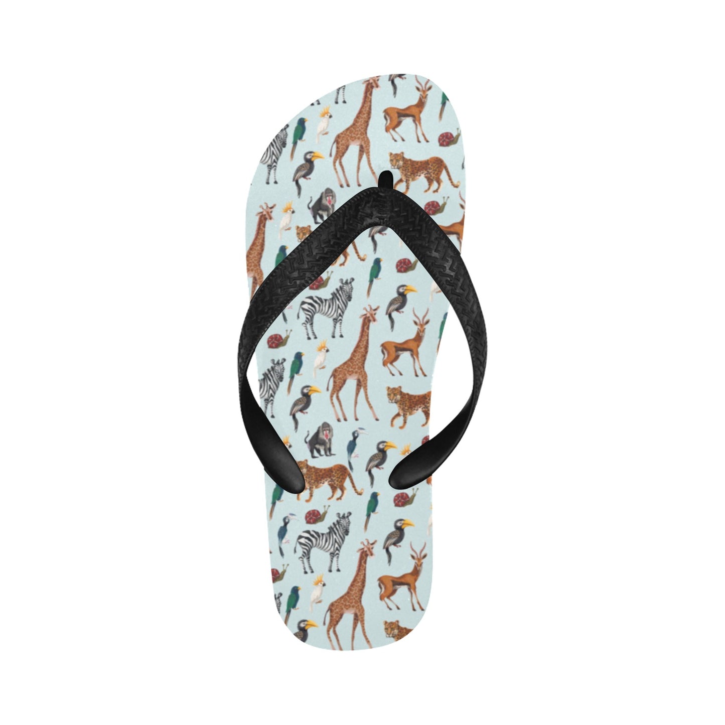 Safari Animal Print Design LKS306 Flip Flops