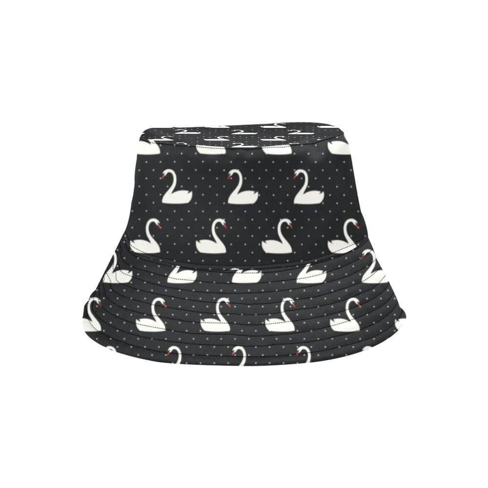 Swan Print Design LKS401 Unisex Bucket Hat