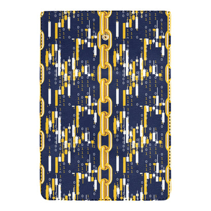 Cryptocurrency Chain Pattern Print Design 03 Women's Trifold Wallet