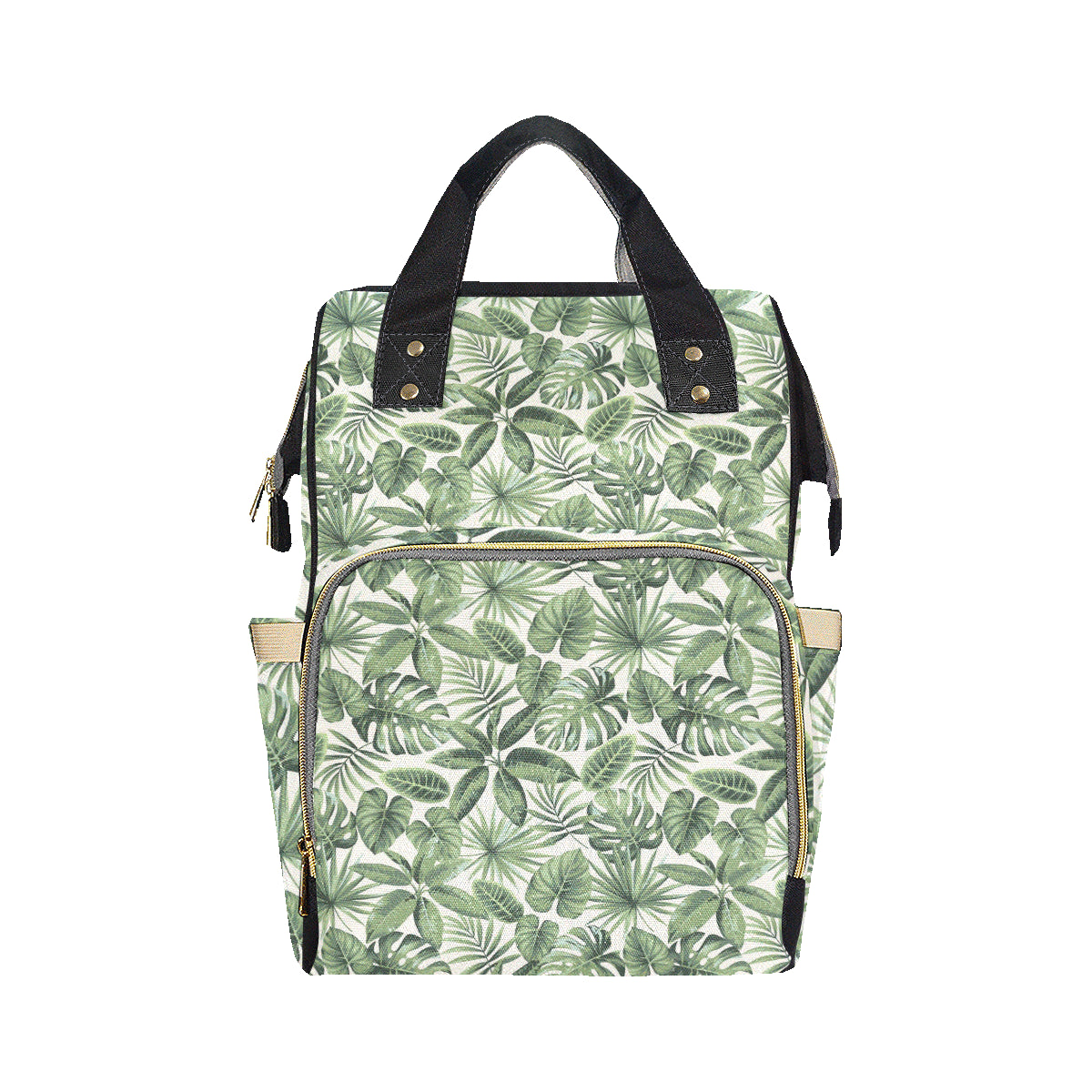 Palm Leaves Pattern Print Design PL014 Diaper Bag Backpack