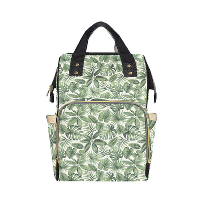 Palm Leaves Pattern Print Design PL014 Diaper Bag Backpack