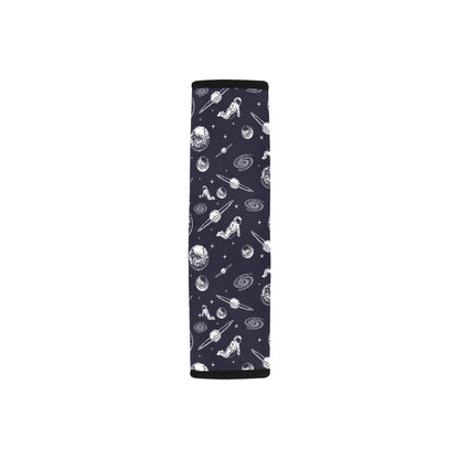 Space Astronaut Print Design LKS302 Car Seat Belt Cover