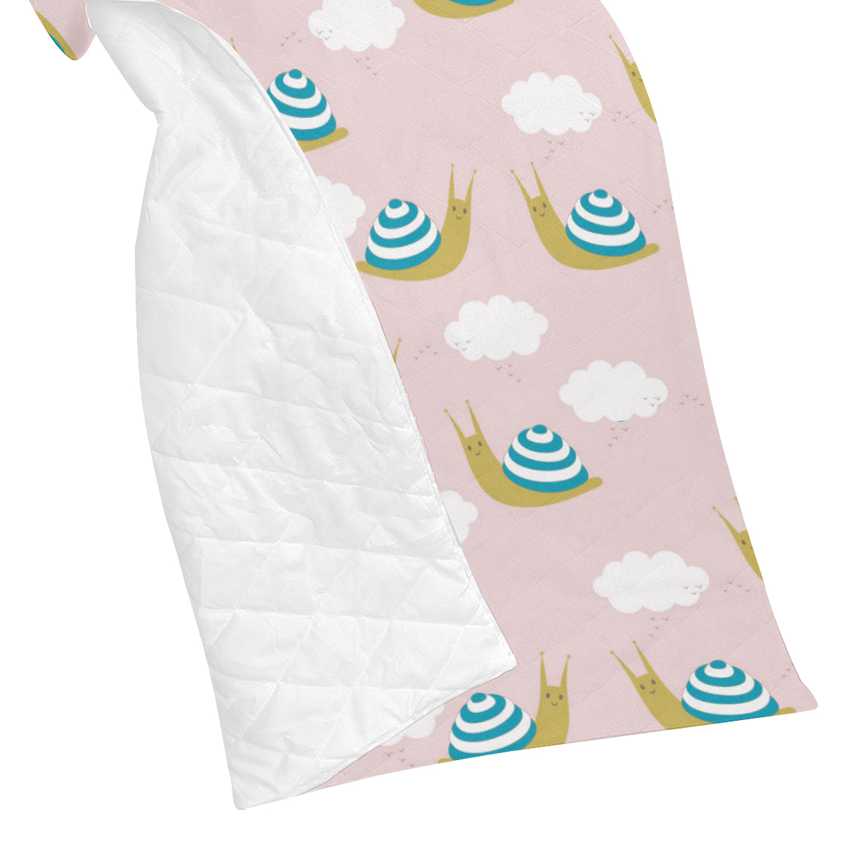 Snail Pattern Print Design 02 Premium Quilt