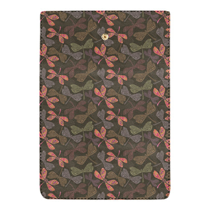 Dragonfly Pattern Print Design 02 Women's Trifold Wallet