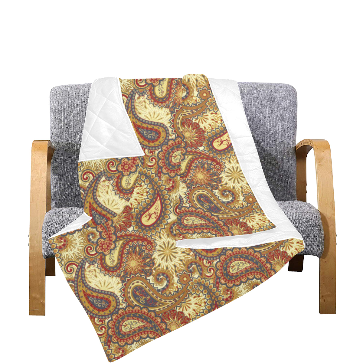 Boho Pattern Print Design 08 Premium Quilt