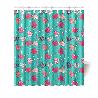 Lollipop Pattern Print Design LL01 Shower Curtain
