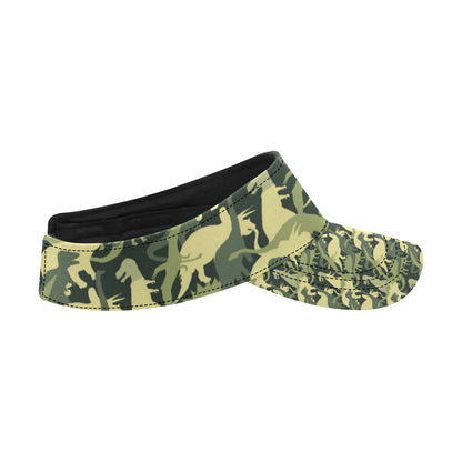 Camouflage Dinosaur Pattern Print Design 03 Unisex Sun Visor