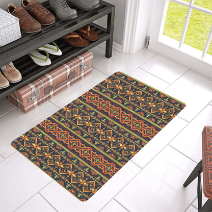 Kente Classic Design African Print Rubber Doormat