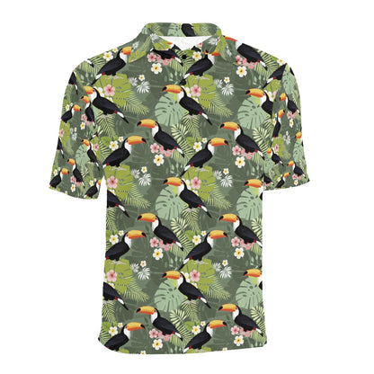 Toucan Print Design LKS304 Men Polo Shirt