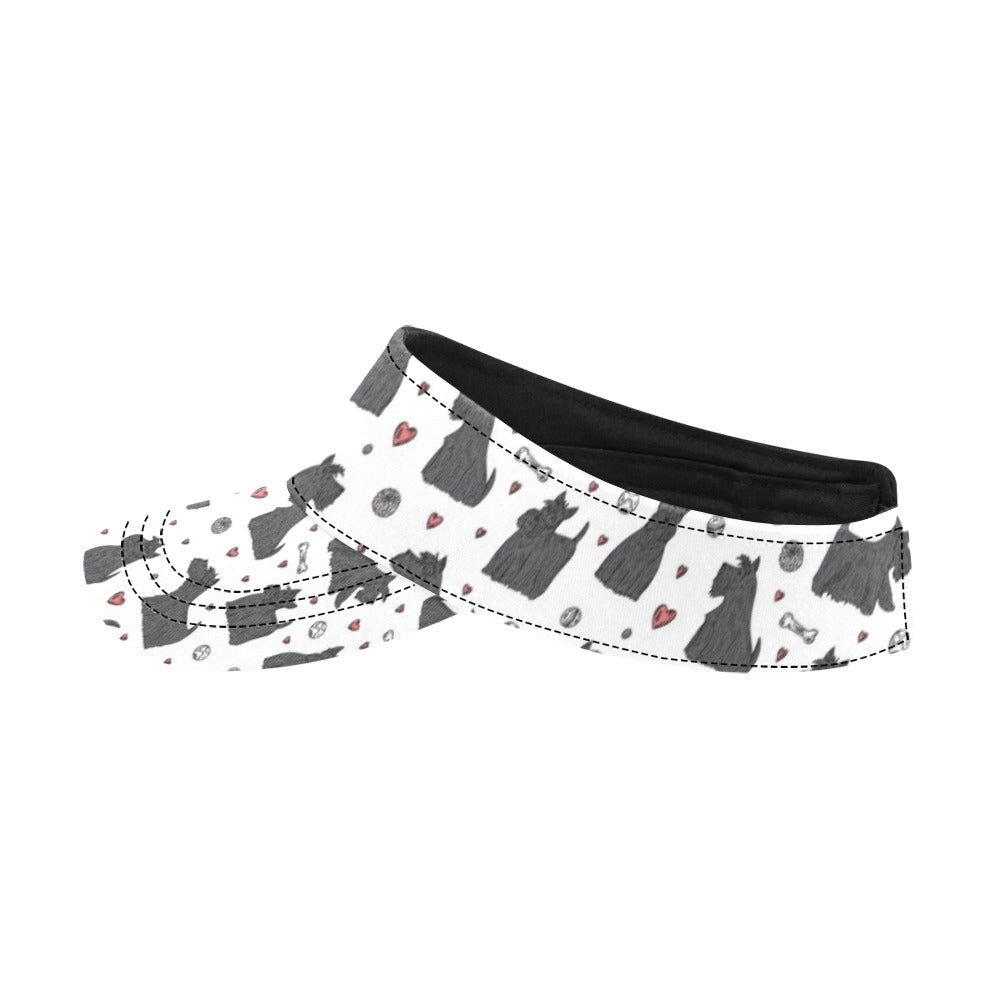Scottish Terriers Print Design LKS3015 Unisex Sun Visor