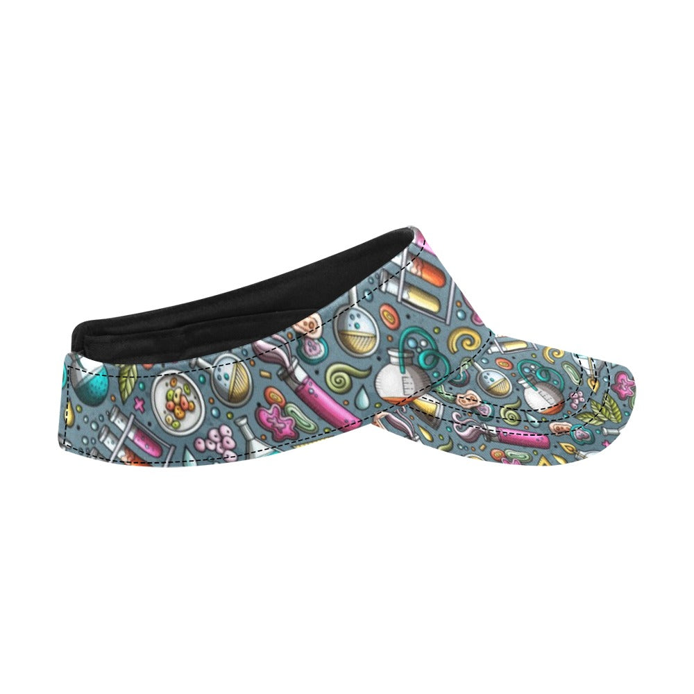 Science Print Design LKS304 Unisex Sun Visor