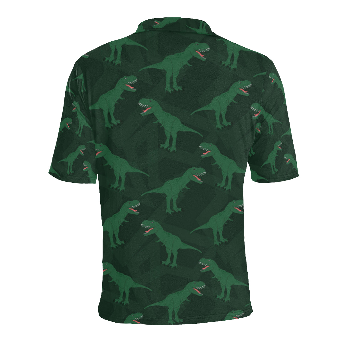T Rex Pattern Print Design A06 Men Polo Shirt