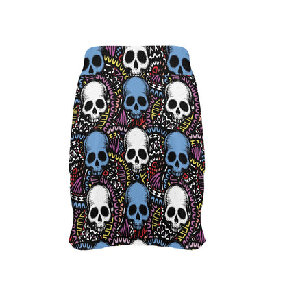 Skull Print Design LKS305 17" Golf & Pickleball Skort with Pockets