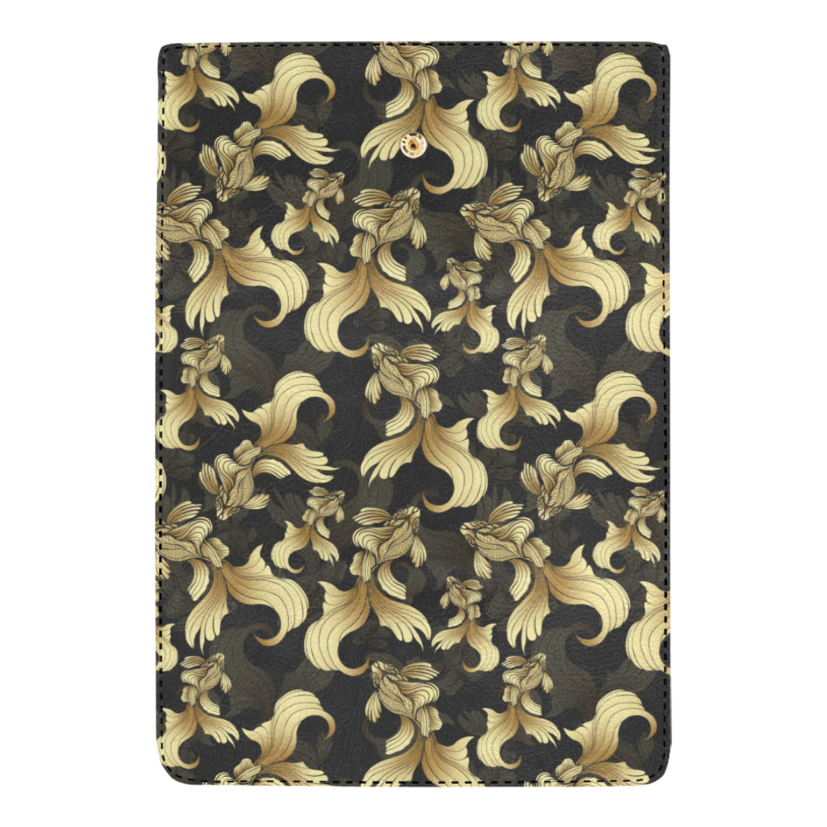 Goldfish Pattern Print Design 02 Women's Trifold Wallet