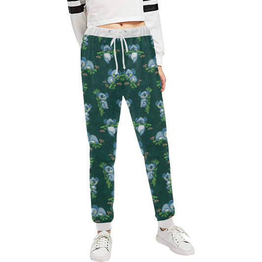 Koala Blue Design Print Unisex Sweatpants