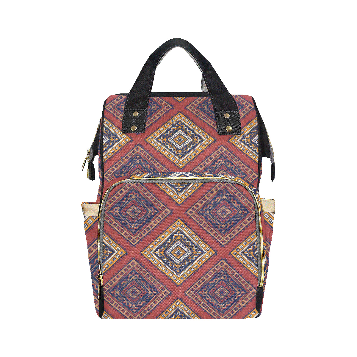 Native Pattern Print Design A06 Diaper Bag Backpack