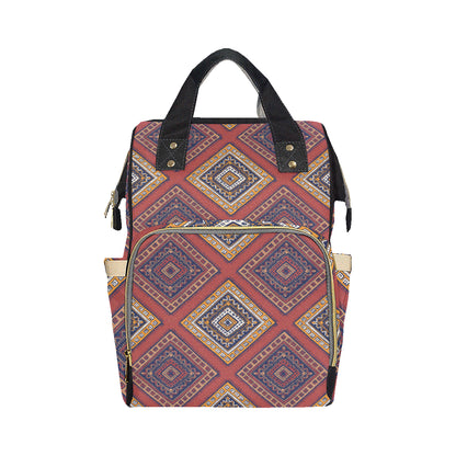 Native Pattern Print Design A06 Diaper Bag Backpack