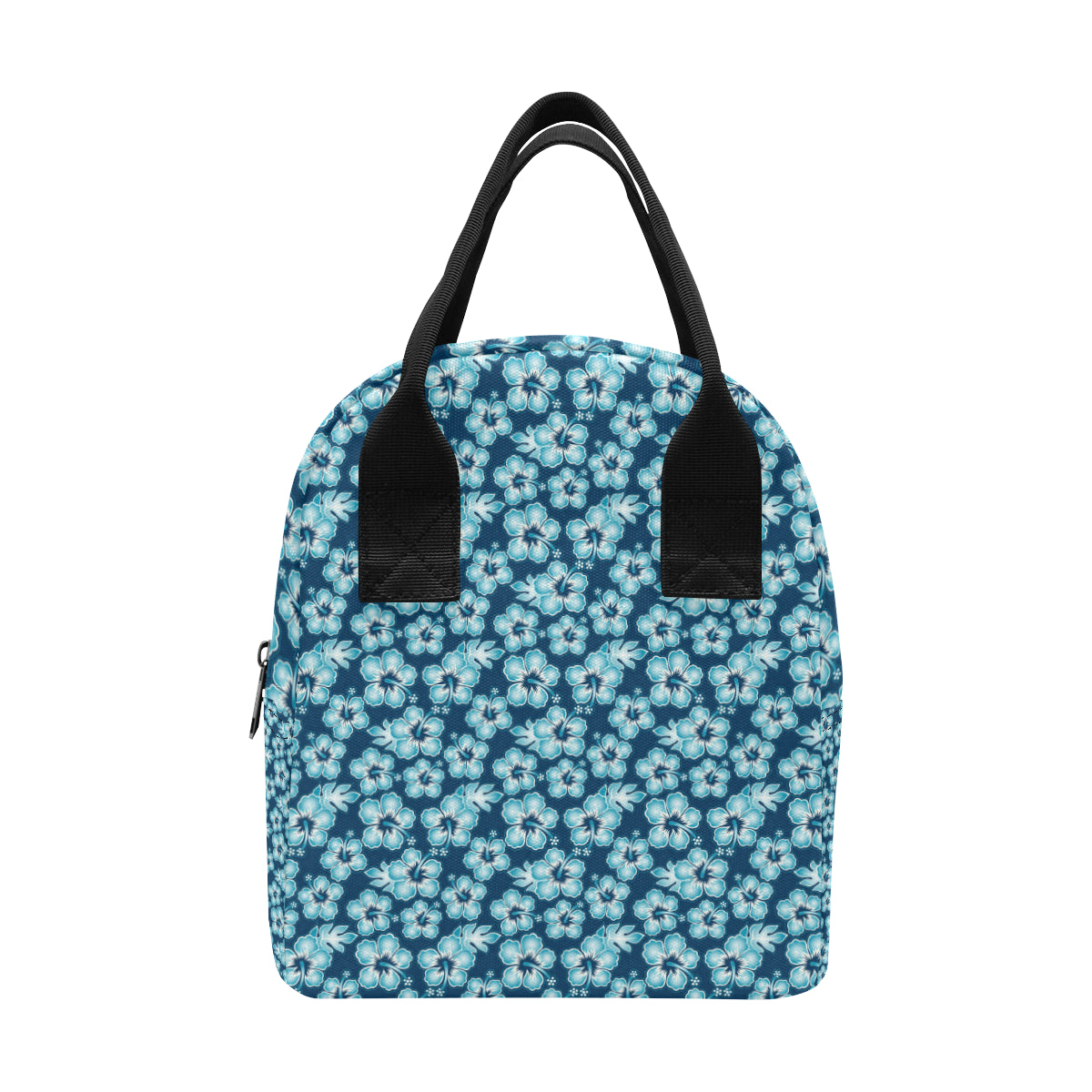 Hibiscus Flower Hawaiian Themed Insulated Lunch Bag
