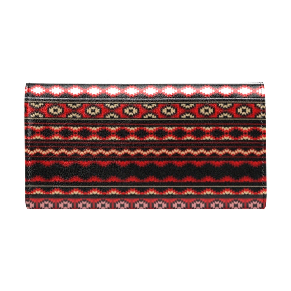 Southwestern Themed Women's Trifold Wallet