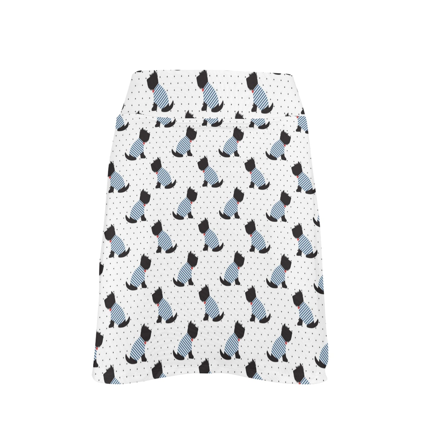 Scottish Terriers Print Design LKS3013 17" Golf & Pickleball Skort with Pockets