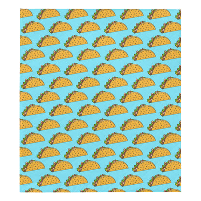 Taco Pattern Print Design TC03 Premium Quilt