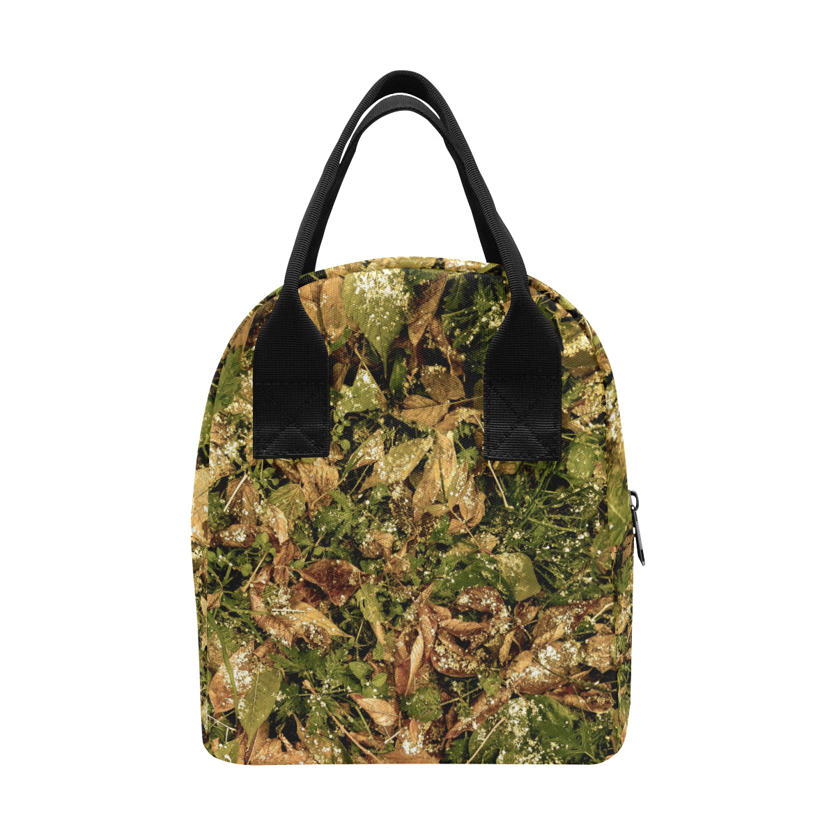 Camo Realistic Tree Forest Texture Print Insulated Lunch Bag