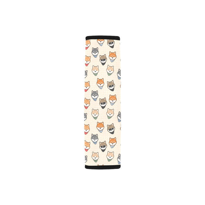 Shiba Inu Print Design LKS3010 Car Seat Belt Cover